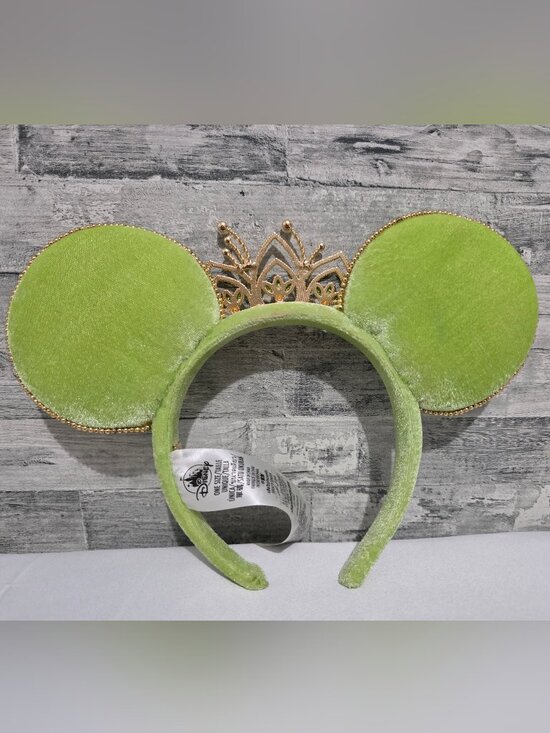 Disney Parks x BaubleBar Tiana Minnie Ears Headband Princess and Frog Crown